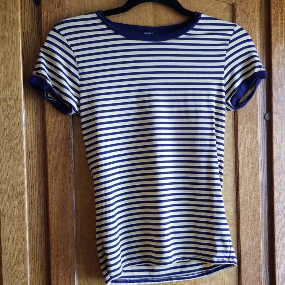 Striped Forever 21 Tee